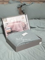Diamond Emirgan вязаный плед с аппликацией зелёный 220х240 Турция — изображение 3