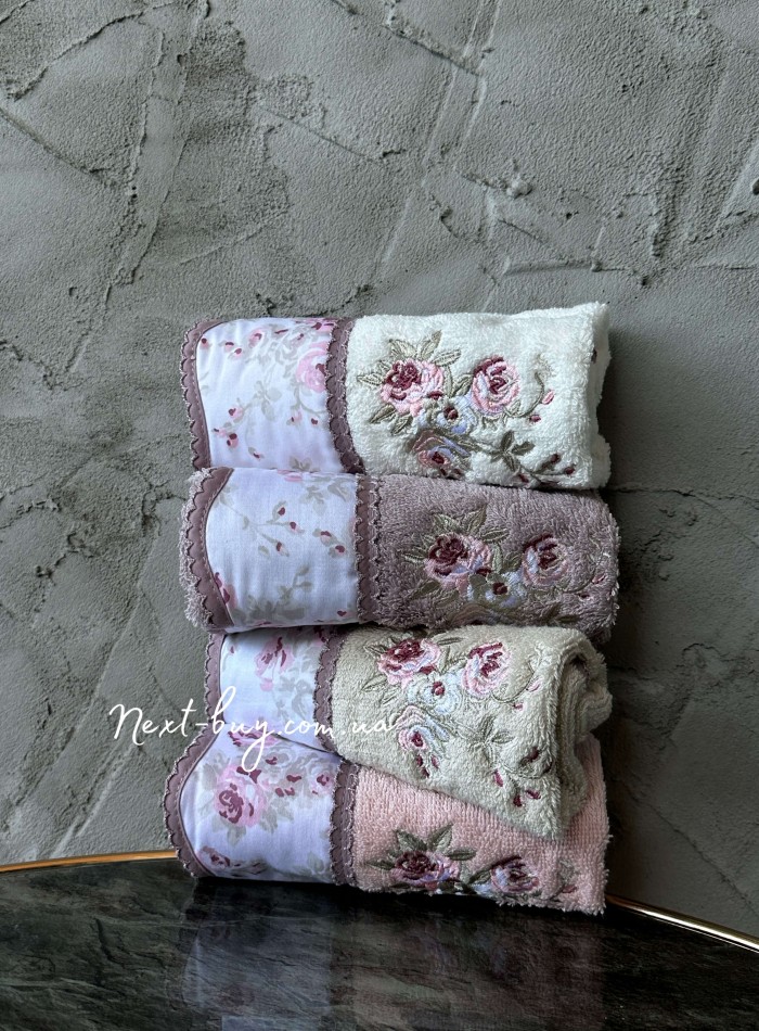 Набір кухонних рушників Maison Dor Lady Roses 30х50 4шт. - Зображення 4