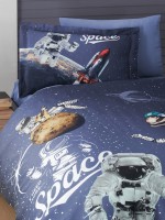 First choice Space постільна білизна сатин 3D полуторна 160х220 - Зображення 2