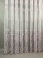 Тюль грек-сітка з візерунком Hanging пудра Туреччина - Зображення 6