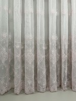 Тюль грек-сітка з візерунком Hanging пудра Туреччина - Зображення 2