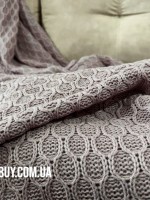 Diamond Silvia в'язаний плед lilac 220х240 Туреччина - Зображення 2