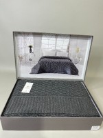 Diamond Silvia в'язаний плед антрацит 220х240 Туреччина - Зображення 3