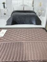 Diamond Silvia в'язаний плед lilac 220х240 Туреччина - Зображення 6