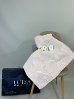 LuiSa махрове простирадло-покривало бавовна євро 200X220 Bej 3 - Зображення 3