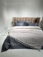 Diamond Malvina махрове простирадло-покривало Grey 200х220 Туреччина - Зображення 5