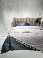 Diamond Malvina махрове простирадло-покривало Grey 200х220 Туреччина