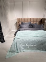 Diamond Silvia блакитний в'язаний плед 220х240 Туреччина - Зображення 3
