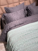 Diamond Silvia блакитний в'язаний плед 220х240 Туреччина - Зображення 4
