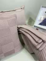 Diamond Alegra в'язаний плед з наволочками 220х240 Lilac Туреччина - Зображення 4