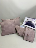 Diamond Alegra в'язаний плед з наволочками 220х240 Lilac Туреччина