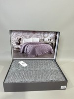 Diamond Sara в'язаний плед 220х240 Grey Туреччина - Зображення 2