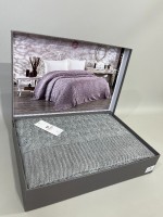 Diamond Sara в'язаний плед 220х240 Grey Туреччина - Зображення 3