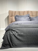 Diamond Sara вязаный плед 220х240 Antracit Турция