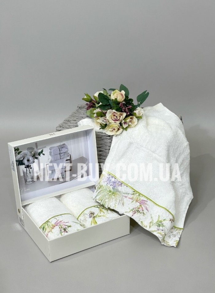 Tivolyo Home Nora набір рушників з мереживом 3шт. 30х50см - Зображення 3