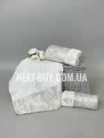 Tivolyo Home Vitaly набір рушників з вишивкою 3шт. 30х50см