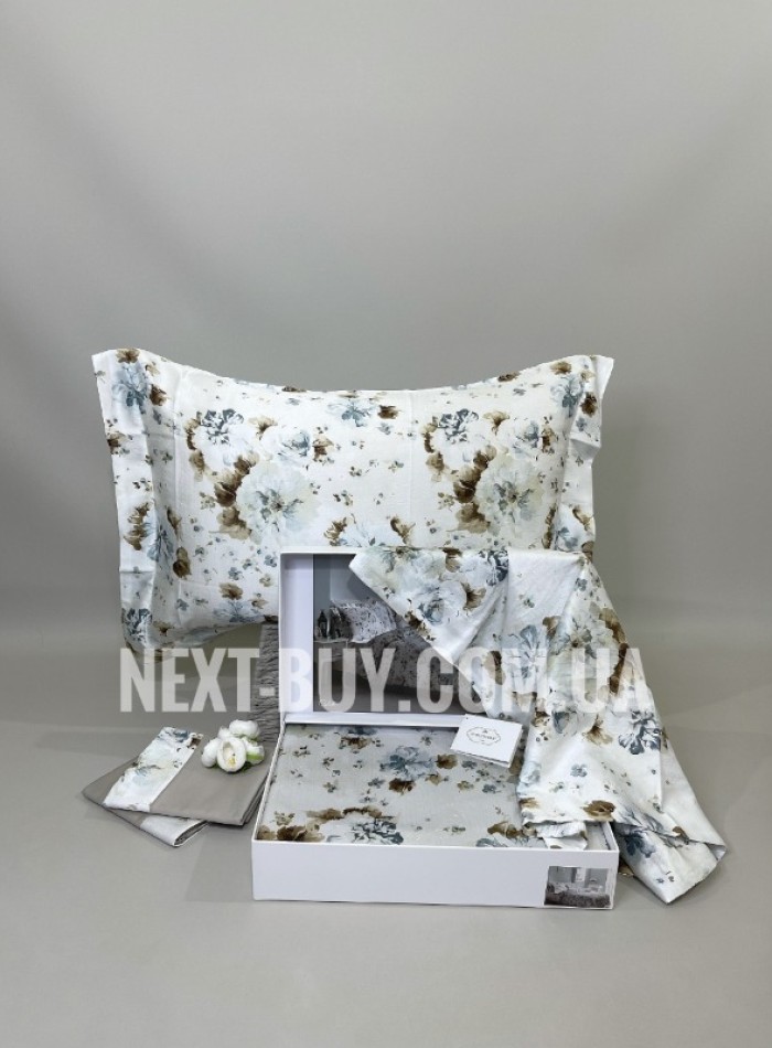Tivolyo Home Комплект постільної білизни Colette євро 200х220 сатин-жатка - Зображення 2