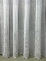 Тюль лён Linen белый с люрексом