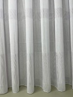 Тюль лён Linen белый с люрексом — изображение 3
