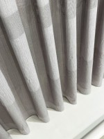 Тюль льон Linen сірий з люрексом Туреччина - Зображення 4