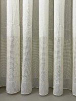 Тюль лён Linen кремовый с люрексом Турция