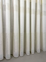 Тюль лён Linen кремовый с люрексом Турция — изображение 7