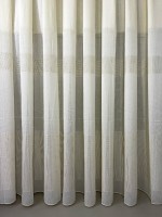 Тюль лён Linen кремовый с люрексом Турция — изображение 8