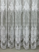Тюль фатин Chalice білий Туреччина