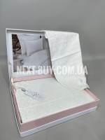 Постельное белье Maison D'or Pearl Ecru 200x220см бамбук жаккард — изображение 2