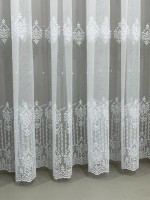 Тюль фатин нежный Softness белый Турция