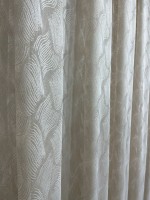 Тюль сітка з плетінням Bundle бежевий Туреччина - Зображення 4