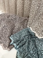 Тюль сітка з плетінням Weaving шоколадний Туреччина - Зображення 8