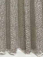 Тюль сетка с плетением Weaving бежевый Турция