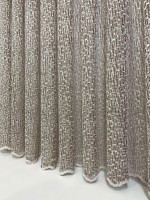 Тюль сетка с плетением Weaving бежевый Турция — изображение 3