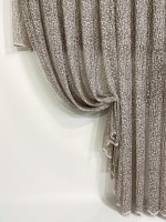 Тюль сетка с плетением Weaving бежевый Турция — изображение 6