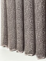 Тюль сітка з плетінням Weaving шоколадний Туреччина - Зображення 3