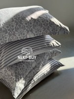 Постельное белье Maison D'or Pearl Grey 200x220см бамбук жаккард — изображение 6