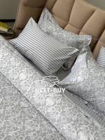 Постельное белье Maison D'or Pearl Grey 200x220см бамбук жаккард — изображение 4
