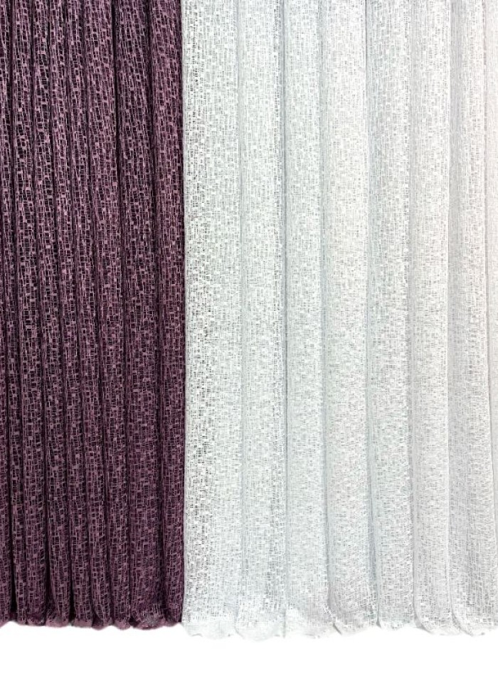 Тюль сетка с плетением Weaving белый Турция — изображение 6