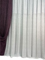 Тюль сетка с плетением Weaving белый Турция — изображение 5