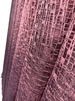Тюль сітка з плетінням Weaving малиновий Туреччина - Зображення 5
