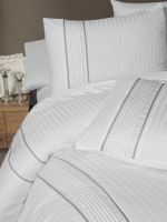 First choice Alfa White deluxe сатин постельное белье евро 200х220 — изображение 2
