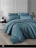 First choice New trend Blue Stone deluxe сатин постельное белье евро 200х220