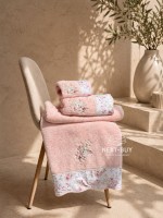 Набір махрових рушників Maison D'or Lady Roses Rose 3шт. рожевий