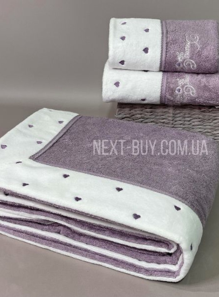 Maison D`or Lavoine Bed Cover махровое покрывало 220х240 фиолетовое — изображение 9