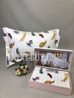 Maison Dor Feather white постельное белье 200x220см сатин — изображение 2