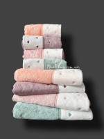 Maison D`or Lavoine Hearts dark lilac махровий рушник 50х100 - Зображення 4