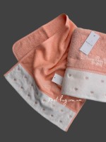 Maison D`or Lavoine Hearts salmon махровий рушник для сауни 85х150 - Зображення 2