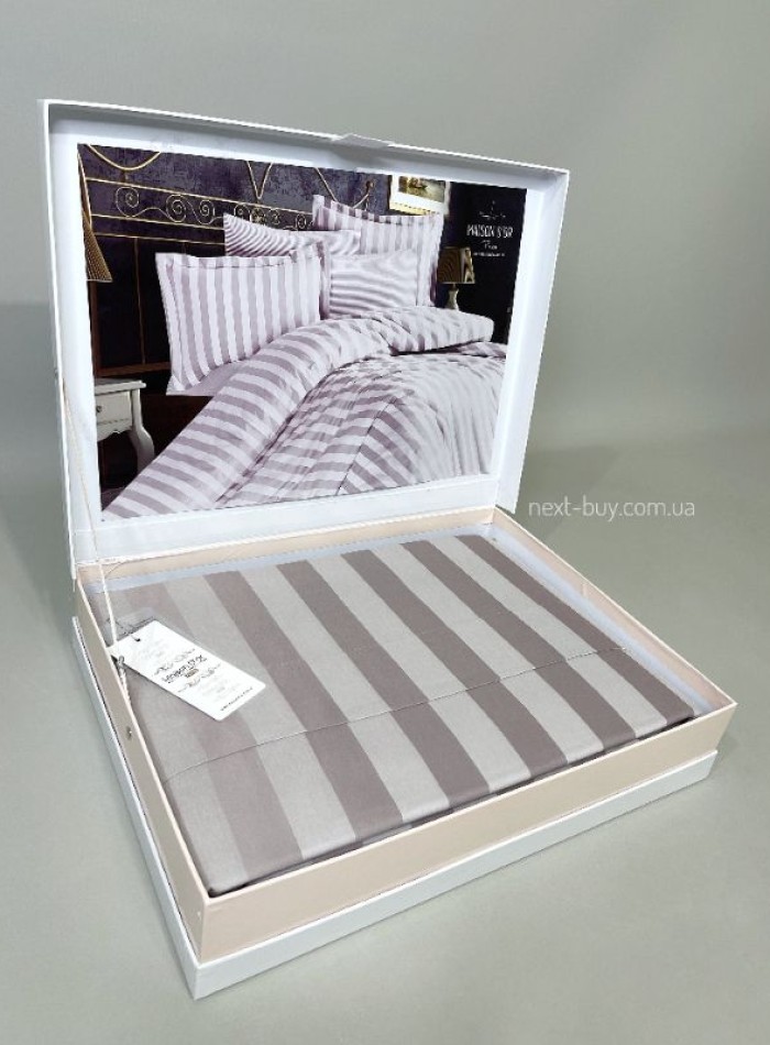 Бамбуковое постельное белье Maison D'or Fous Linens Set Lilac 200x220см — изображение 2
