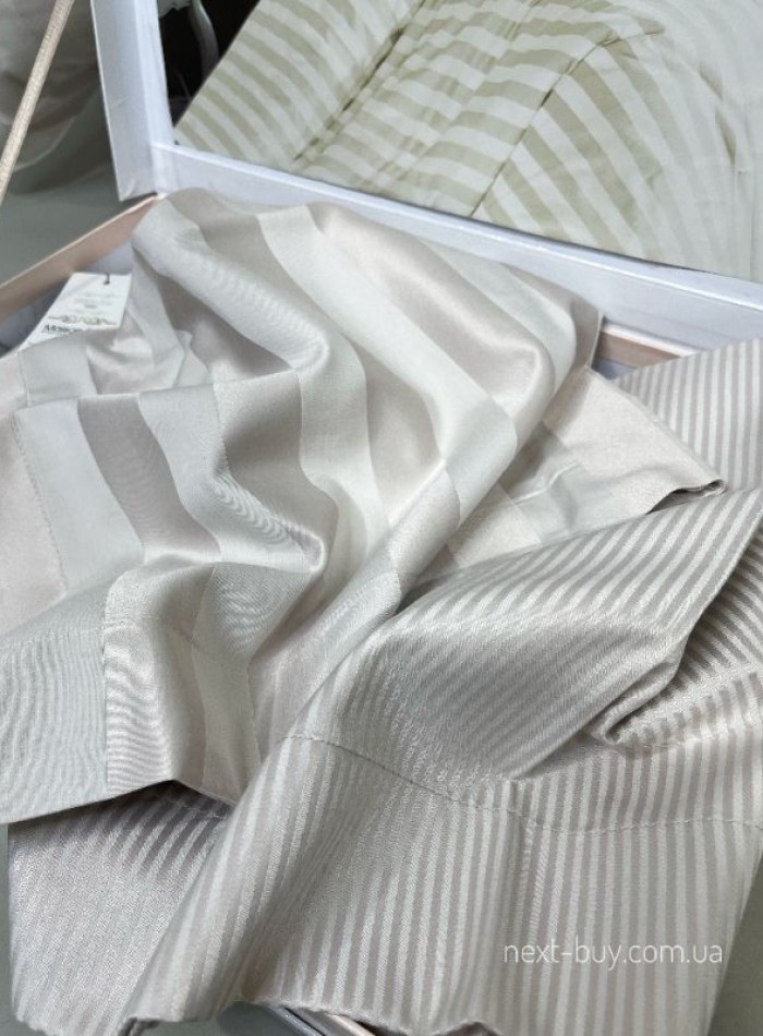 Бамбукова постільна білизна Maison D'or Fous Linens Set Stone 200x220см - Зображення 5